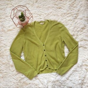 ✨SALE✨Eileen Fisher Wasabi Green Cardigan