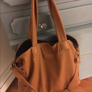 Tan leather Bass Bag