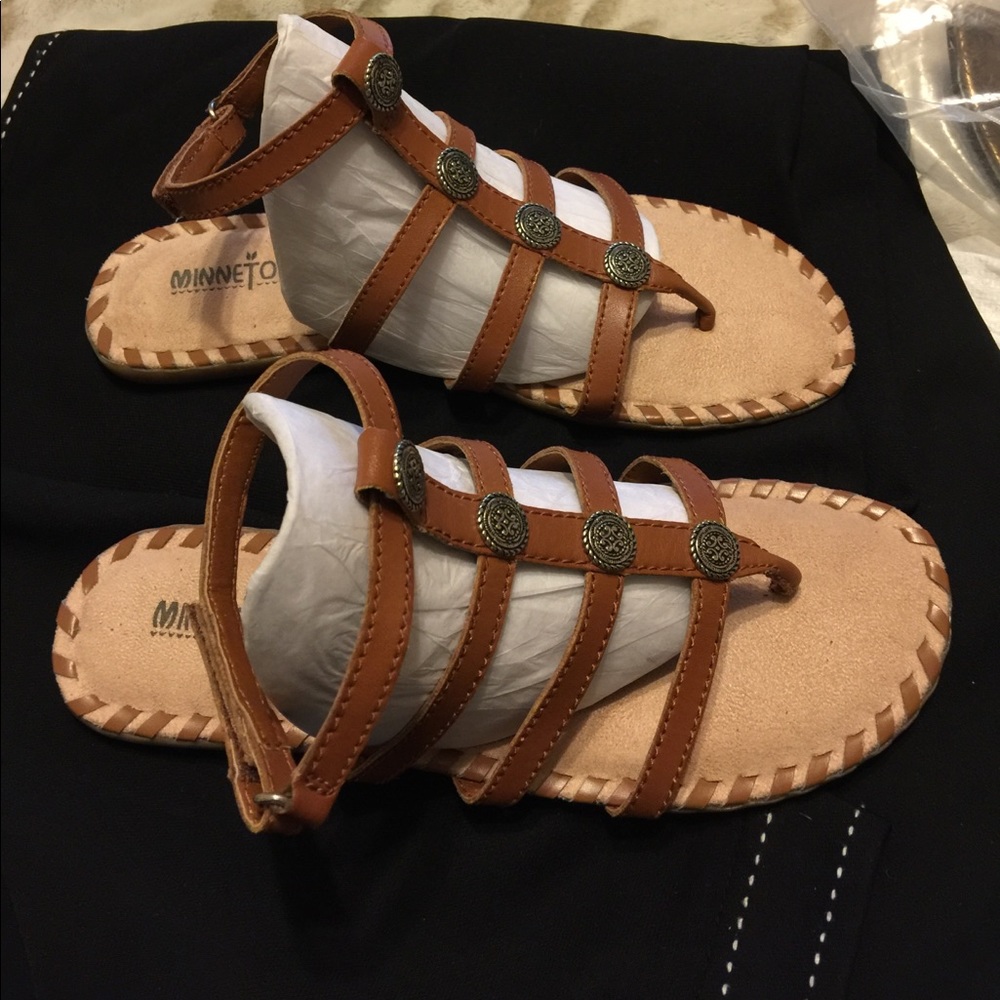 Minnetonka sandals.