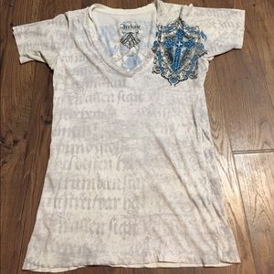 Affliction v-neck Tshirt excellent condition