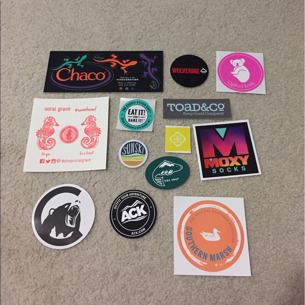 preppy sticker bundle