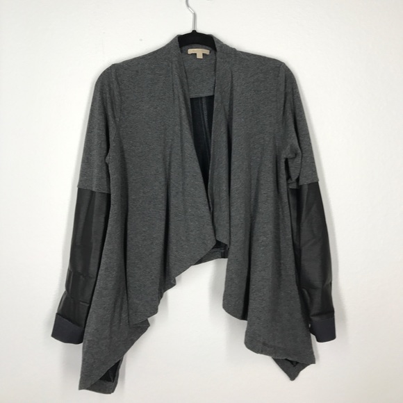 Anthropologie Sweaters - Anthropologie Bordeaux grey black sweater sz small