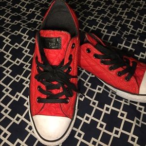 CONVERSE LIMITED EDTION( red puff jacket sneakers)