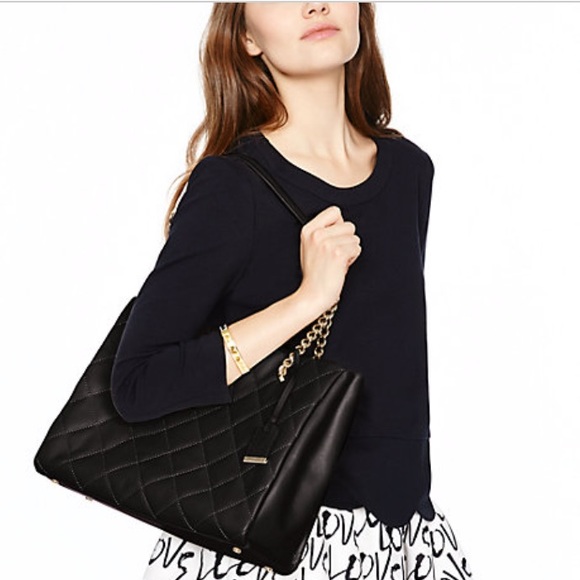 🎈SOLD 🎈[Kate Spade] quilted leather purse - Picture 6 of 7