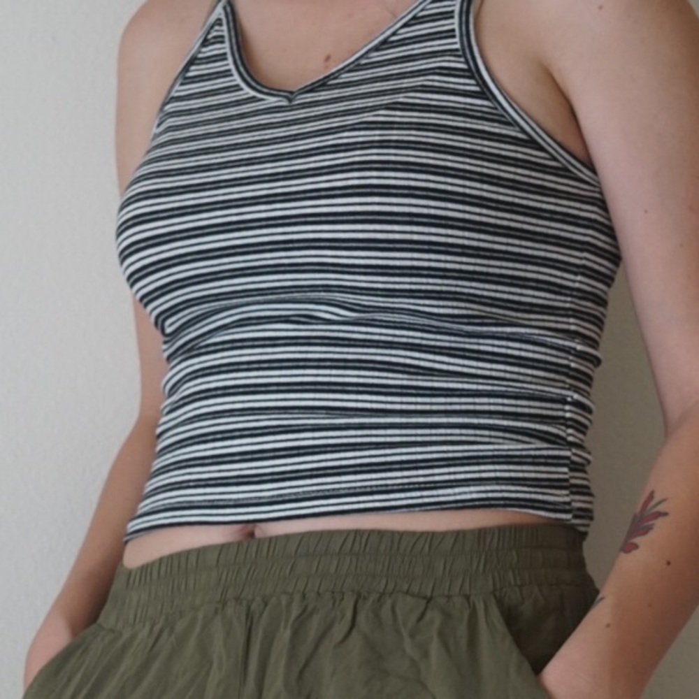 Stripped crop top