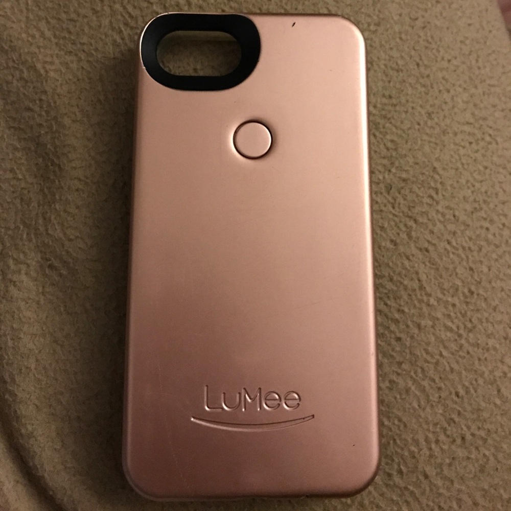 Rose Gold Lumee Light Up Selfie Case