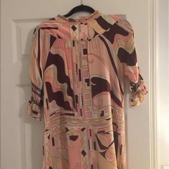 Julie Brown Silk dress - Picture 4 of 4