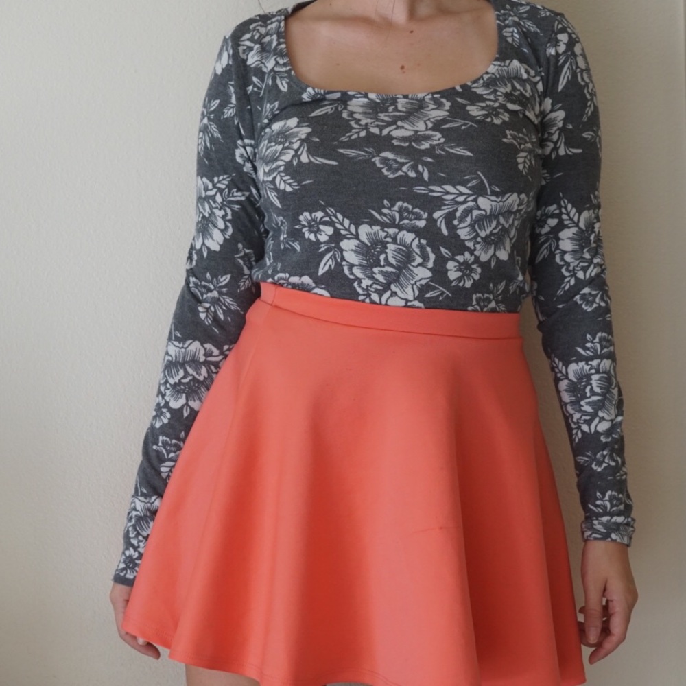 Long sleeve floral shirt