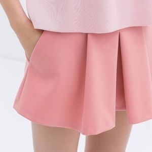 Pink Zara Pleated Skort