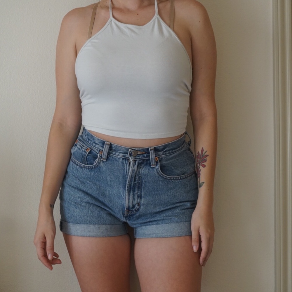 Halter crop top