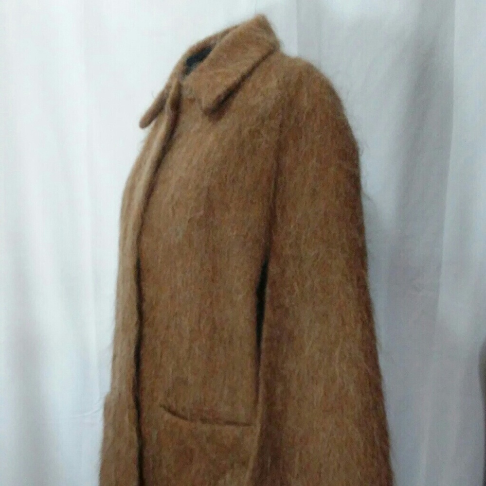 Mohair Cape Vtg Poncho Cloak Collar Coat