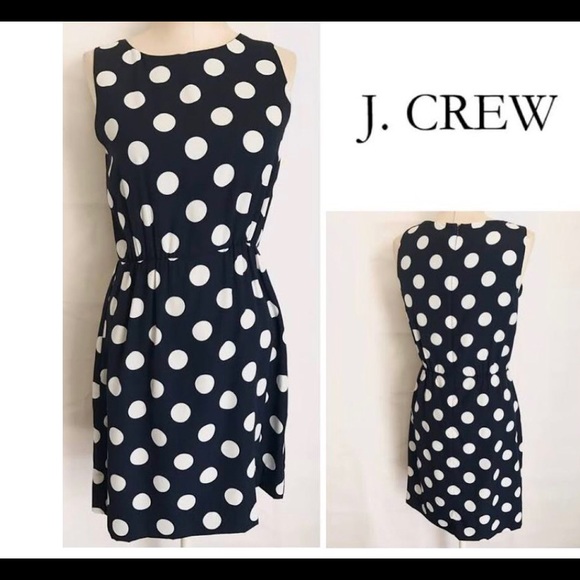 J. Crew Dresses & Skirts - J Crew Pokadot dress Sz 4