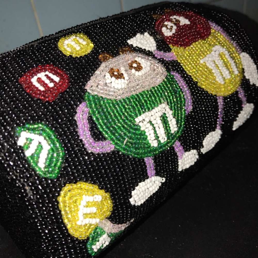 M&M makeup bag