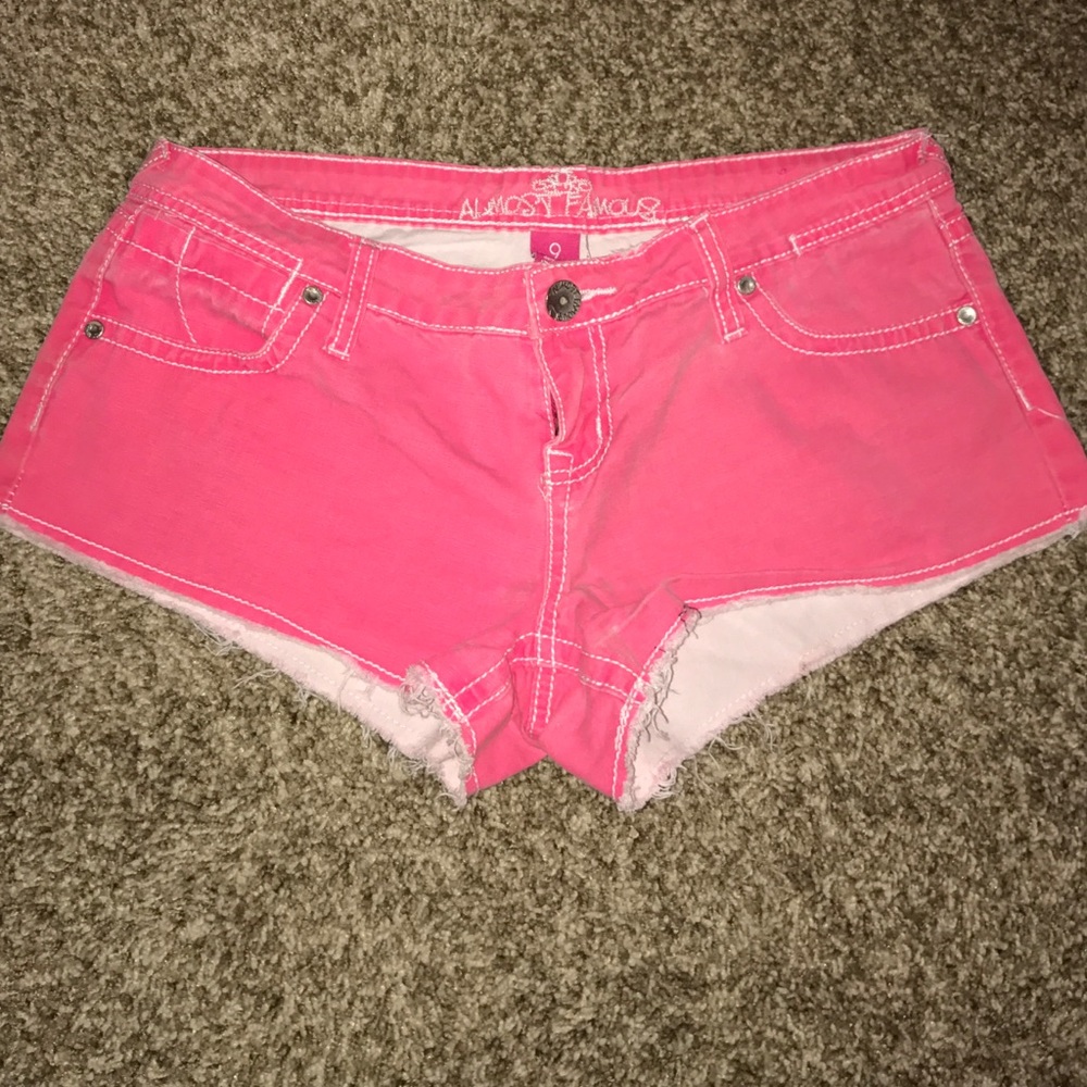 Almost Famous pink shorts