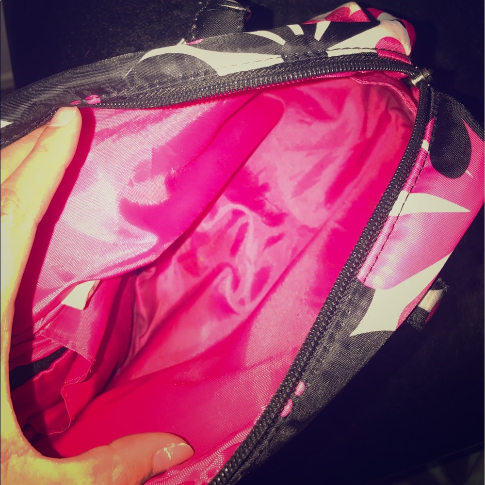 Flowered Make Up Bag - Picture 2 of 2