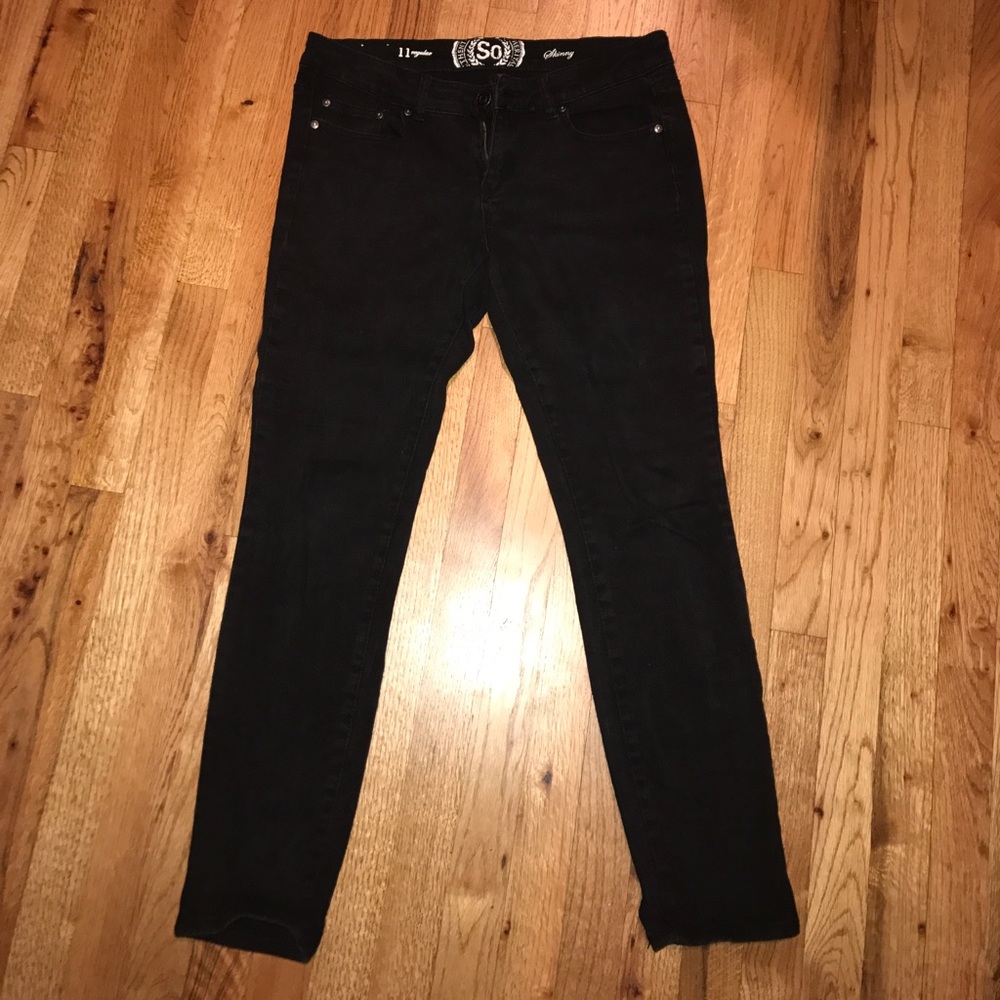 Black skinny jeans