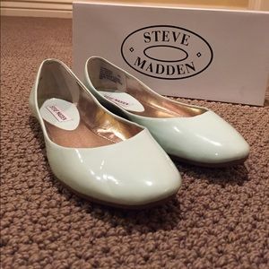 Pastel Mint Steve Madden Flats