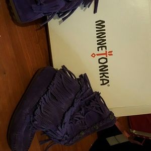 Kids Minnetonka boots