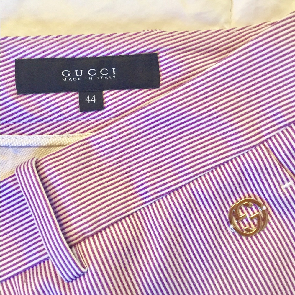 BNWOT Gucci Pin-striped Pants size 44