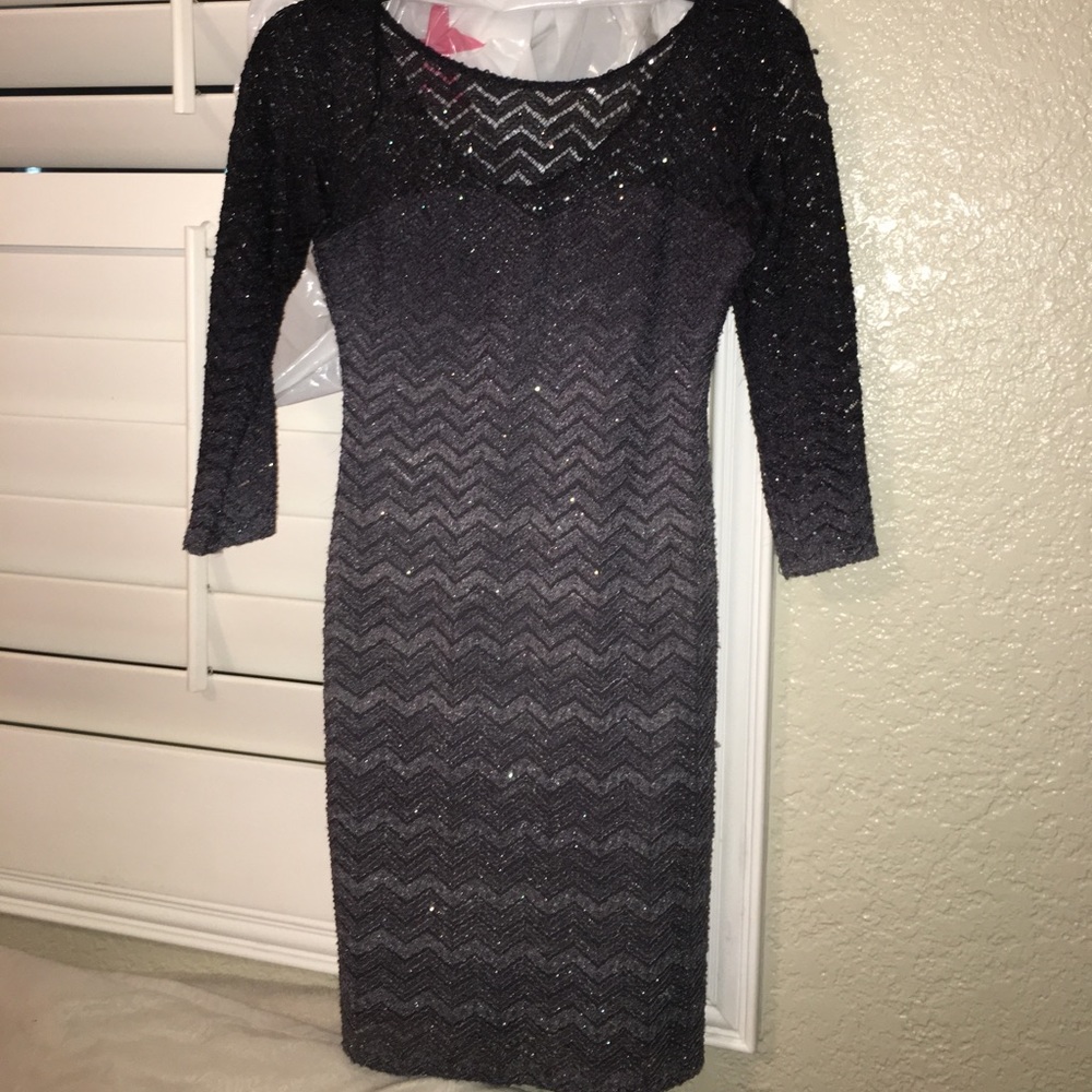 Navy blue dress
