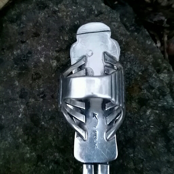 RESERVED Sterling Silver Turquoise Kachina Ring - Picture 2 of 8