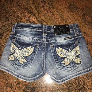 Miss Me bedazzled jean shorts