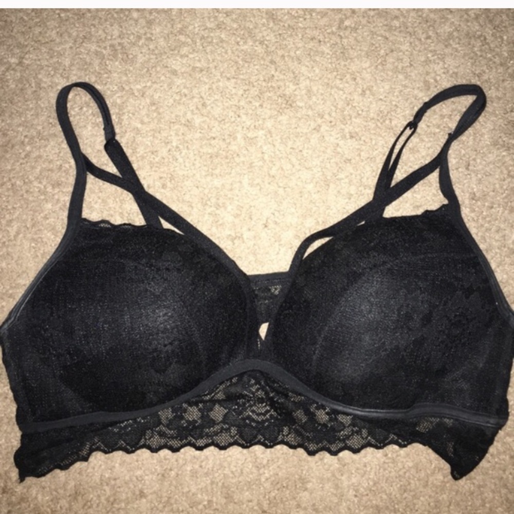 VS Pink Strappy Bralette