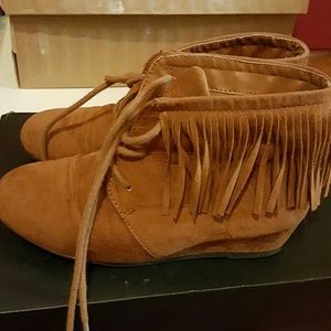 Childrens Place boots fringe kids