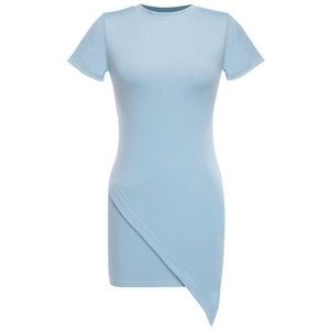 Light blue Asymmetrical dress
