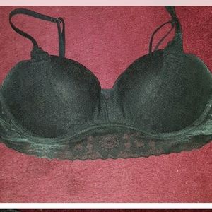 VS Pink Black Bralette