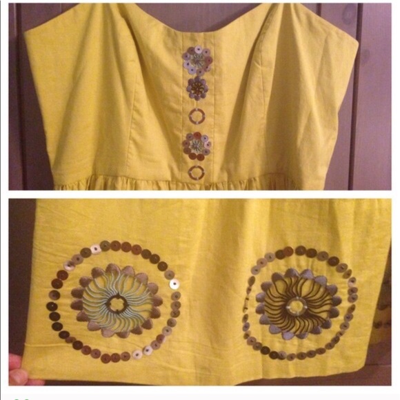 Anthro 'SUN RAYS MEDALLION DRESS' - Picture 4 of 4