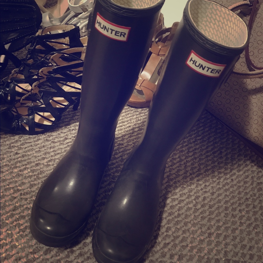 Hunter rain boots