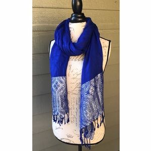Metallic Silver & Sapphire Wrap Metallic Silver & Sapphire Wrap