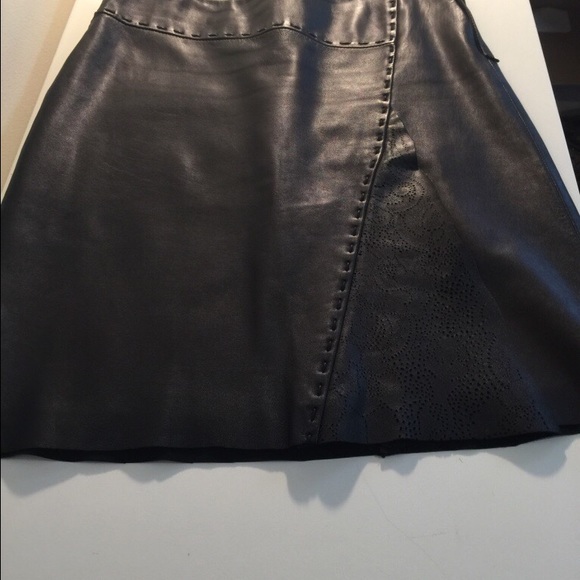 Leather jacket skirt set - Picture 4 of 6