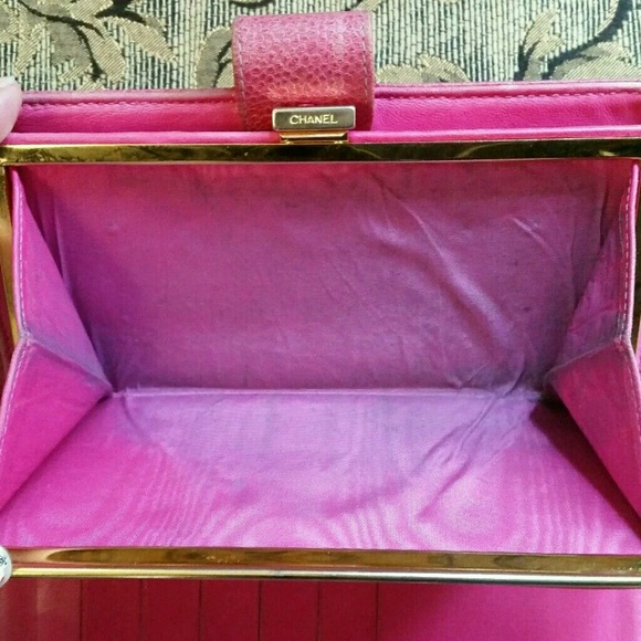 SOLD! CHANEL Auth Long Wallet Caviar Leather Pink - Picture 7 of 8