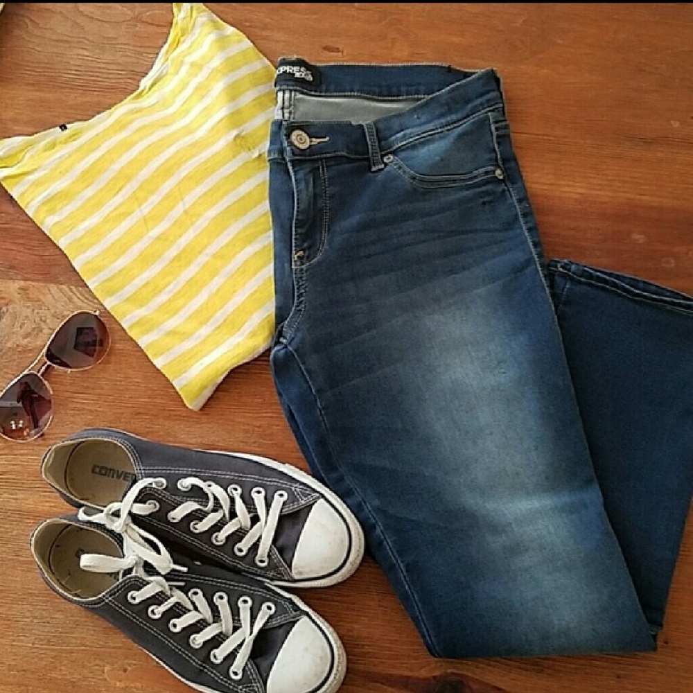 Express jean cropped ankle legging