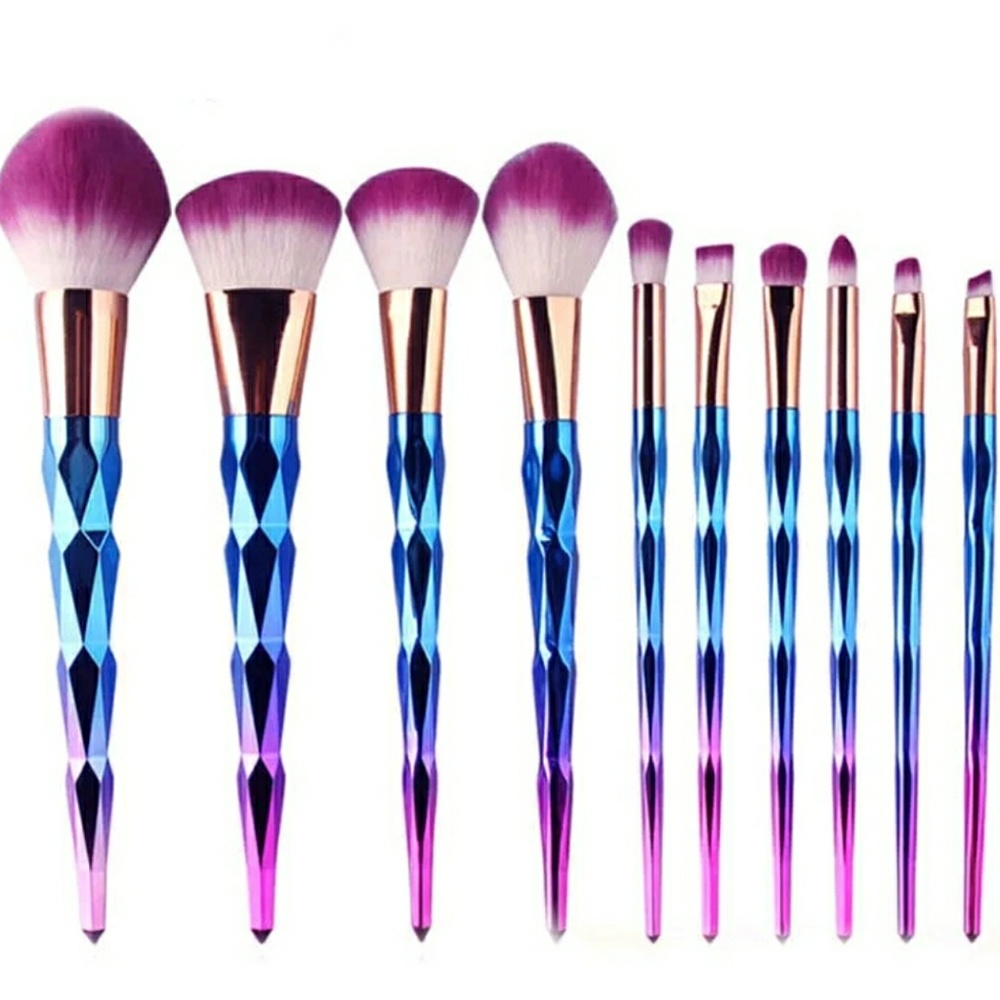 10pcs Unicorn Brush Set