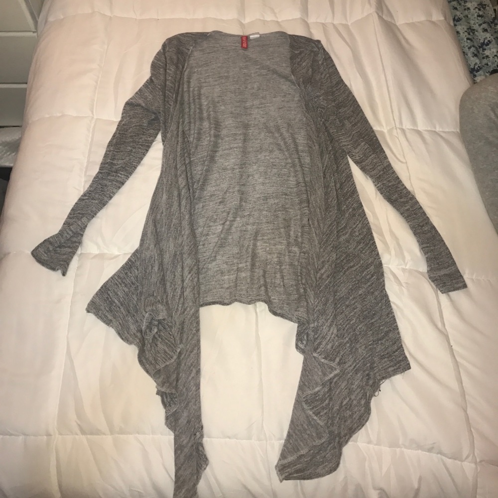 Gray Sweater Cardigan H&M