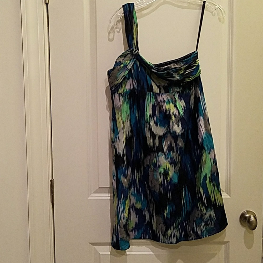 Ann Taylor Loft One shoulder dress