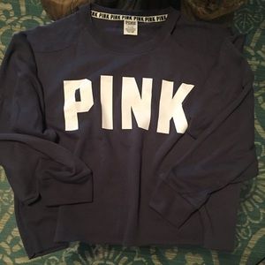 PINK Cold Shoulder Crew Medium