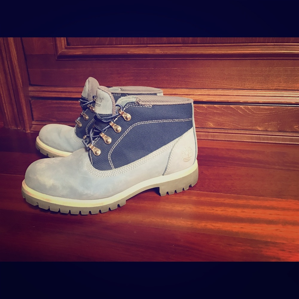 Timberland Premium Blue Over Blue Chukka Boots