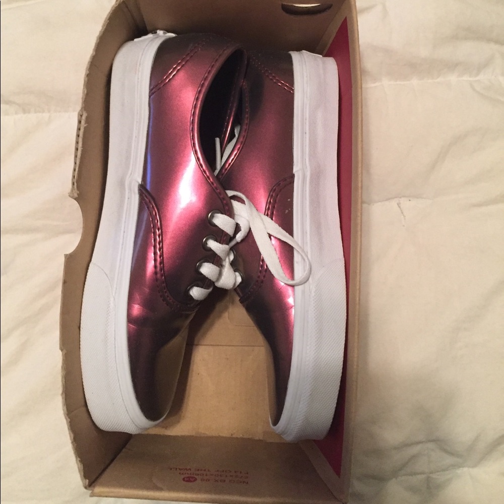 Van purple shoes