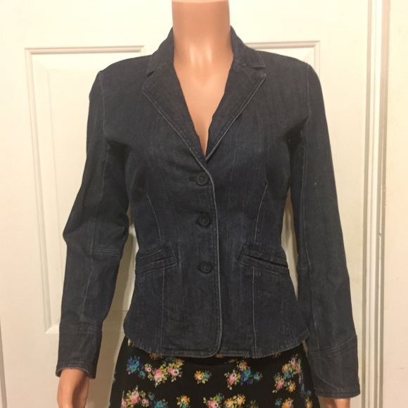 New York & Company Jackets & Blazers - Denim Jacket/Blazer by NY & Co Size 4