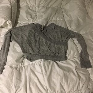 Cute🙂 sweat suit crop top top