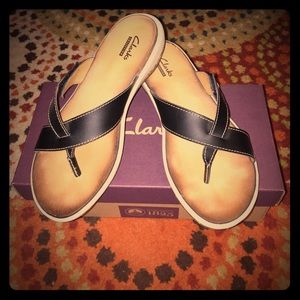 Clarks Taline Core Leather Sandals