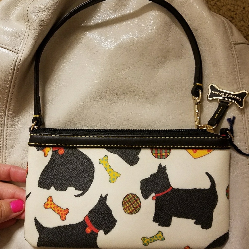 Dooney and Bourke Scottie Wristlet NEW