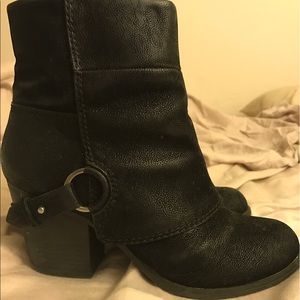 Fergalicious Ankle Black Booties