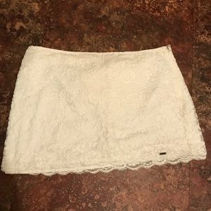 Beautiful white lace skirt