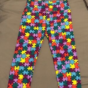 Lularoe Autism Awareness Puzzle Pieces OS❣️🚨NBW🚨