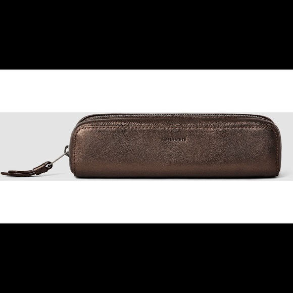 All Saints Handbags - All Saints Fleur de Lis Leather Mini Pencil